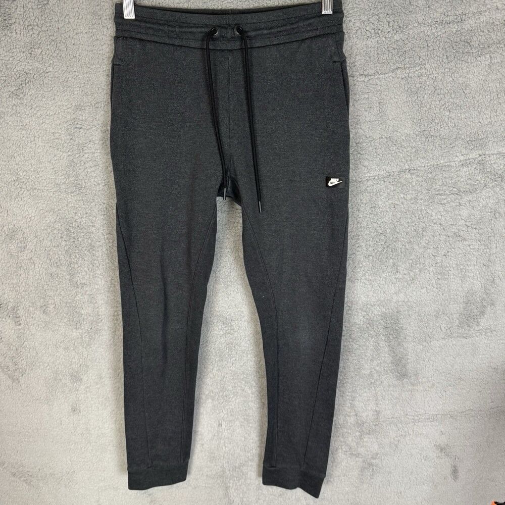 Nike Jogger Pants Mens S Grey Optic Fleece Sportswear Gym Training